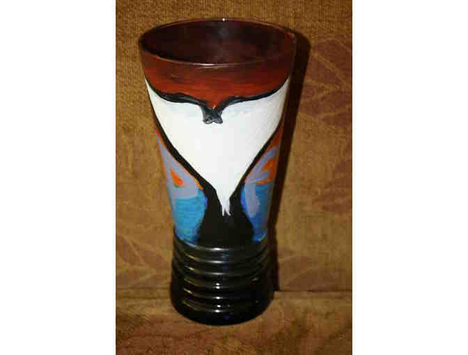 FREE/WILD Hand-Painted Glass