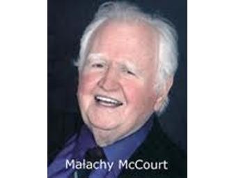 An evening with Malachy McCourt. Enjoy dinner for four with this acclaimed author.