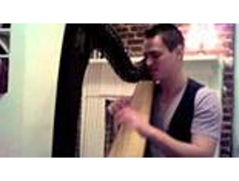 Harp Player, Russell Brown will not fail to impress at your home or next company event.