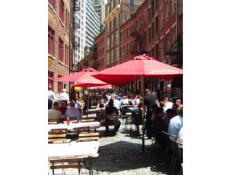 $900 voucher for great Bars/ Restaurants in STONE STREET.Outdoor seating all Summer long!