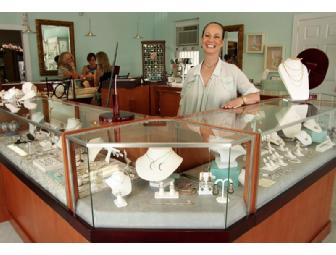 Tear-Drop earrings. White Quartz (27.76 carats) and Black Diamond Surround (136 dias)