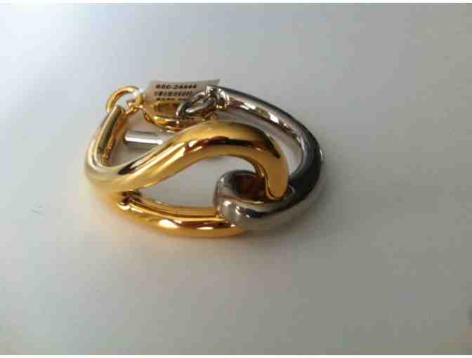 VitaFede Bracelet. Sterling Silver and 18karat Yellow Gold overlay