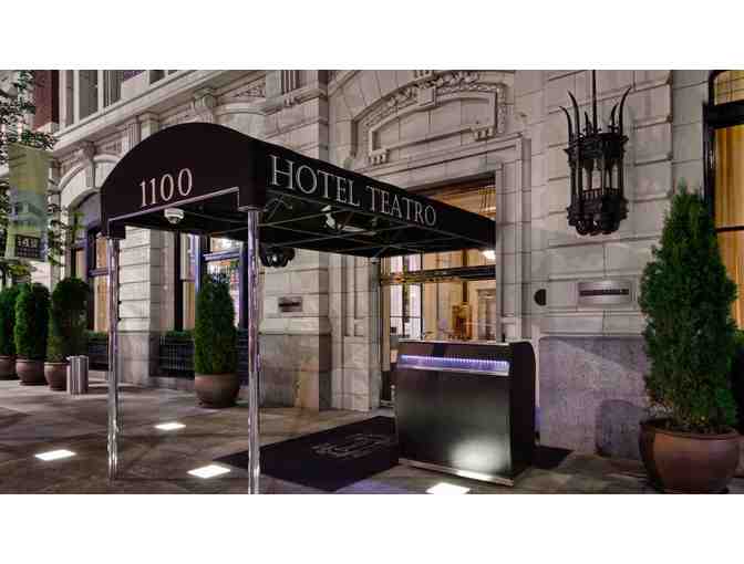 1 Night Stay in Superior Accommodations at Hotel Teatro in Denver, CO.