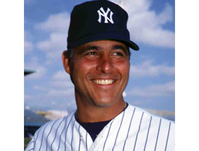 Autographed Bucky Dent Famous Home Run against the Boston Red Sox Framed Picture.