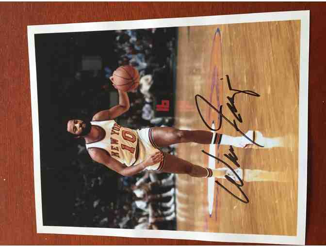 NY Knicks Walt Frazier Autographed Photo!