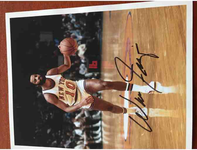 NY Knicks Walt Frazier Autographed Photo!
