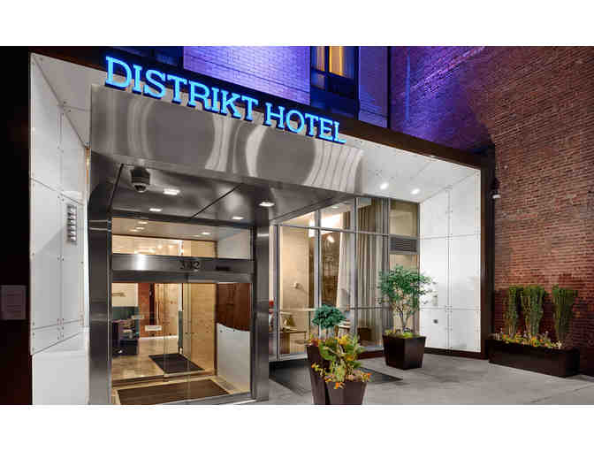 2 Night Stay in a Roomy Room at The Distrikt Hotel NYC!