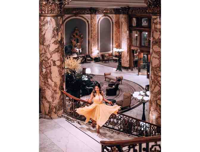 2 Nights in a Fairmont Exterior King Room at the Fairmont San Francisco.