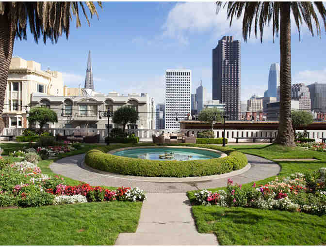 2 Nights in a Fairmont Exterior King Room at the Fairmont San Francisco.