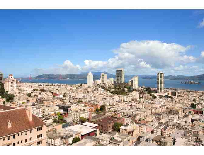 2 Nights in a Fairmont Exterior King Room at the Fairmont San Francisco.