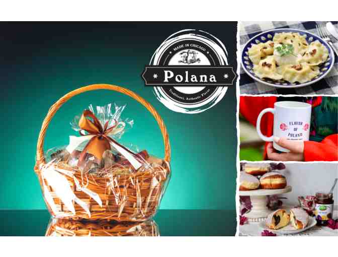 Classic Polish Food Package with a 'Flavor of Poland' mug signed by Aleksandra August