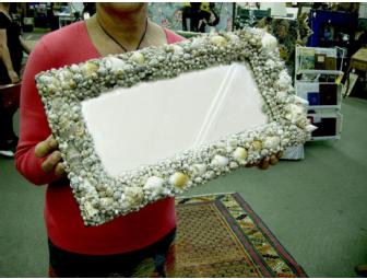 Shell Frame Mirror