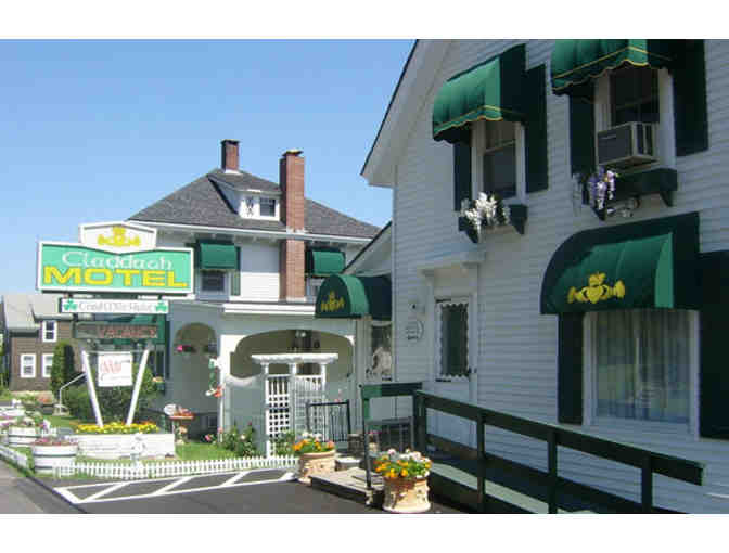 Gift certificate for lodging from Claddagh Motel & Suites