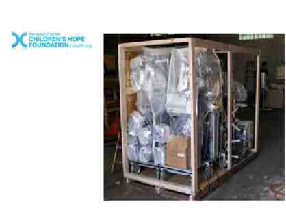 Fund crating and shipping of large size donated medical equipment. ($100)