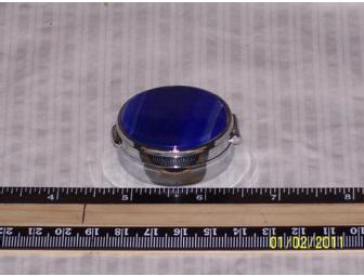 Agate Pill Box - Blue