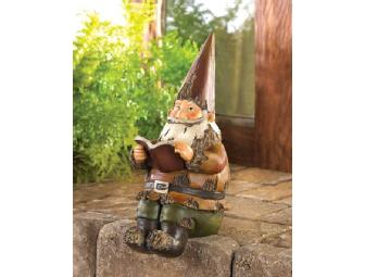 Book Smart Garden Gnome Figurine