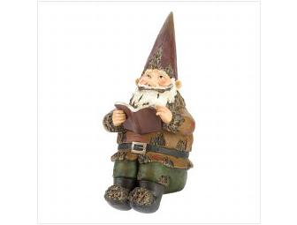 Book Smart Garden Gnome Figurine