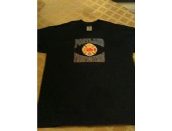 Portland Firefighters T-Shirt - Youth XL Navy