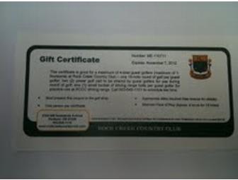 Rock Creek Country Club Round of Golf for 4