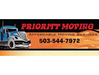 $50.00 gift certificate for Priority Moving