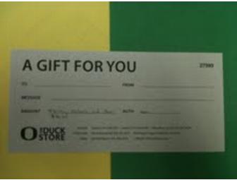 The Duck Store - U of O Gift Certificate $30