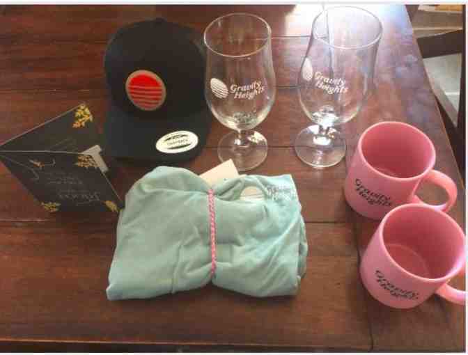 Gravity Heights Brewery - $50 gift card + beer glasses, mugs, shirt, and hat