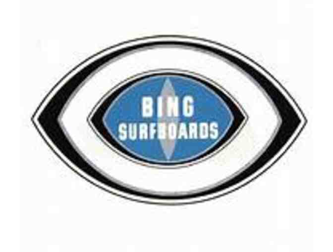 Bing Surfboards - 60th anniversary hoodie, hat, and mug.