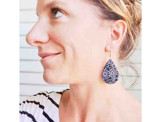 Sakura Tear Drop earrings - Japanese-Inspired Earrings by PrettyKiku E