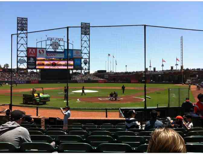 Watch the SF Giants from the best seats in the house - 2 tickets Sec 117 - Photo 1