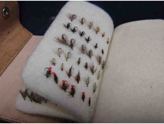 Handmade Fly Wallet and Flies