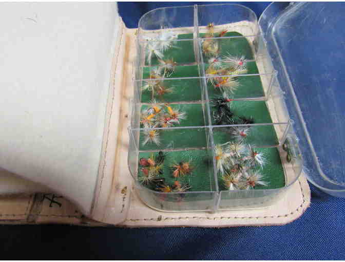 Handmade Fly Wallet and Flies