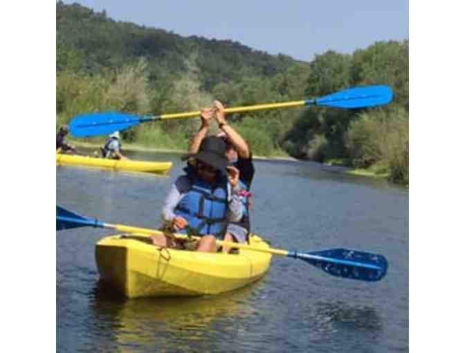 Half Day Self Guided Kayak Trip for Two (2) Down the Russian River