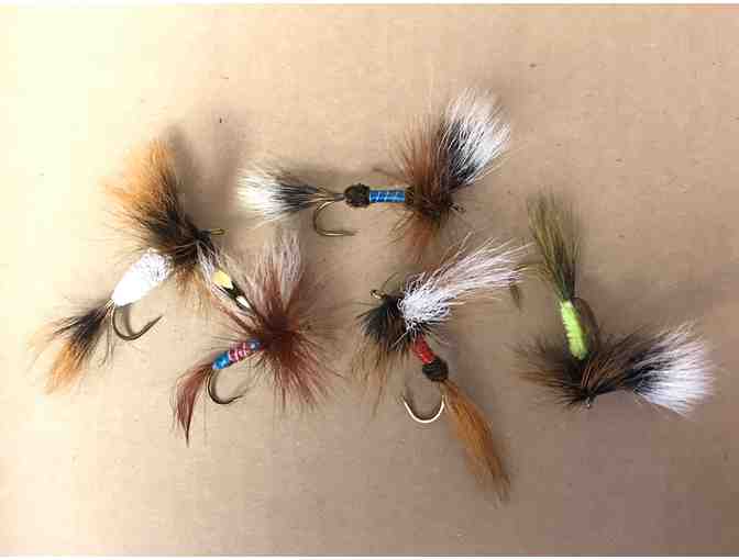 5 Traditional Catskill dry flies tied by Steve Silverio