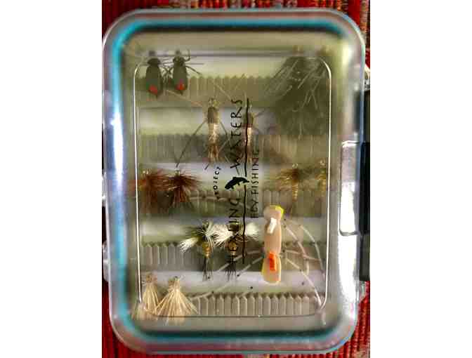 Fly box with 26 flies done by Royersford Program Participants