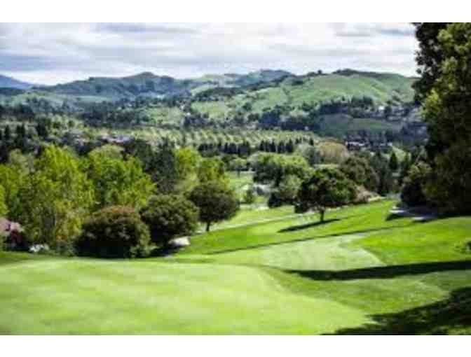 Golf Foursome with cart at Moraga Country Club