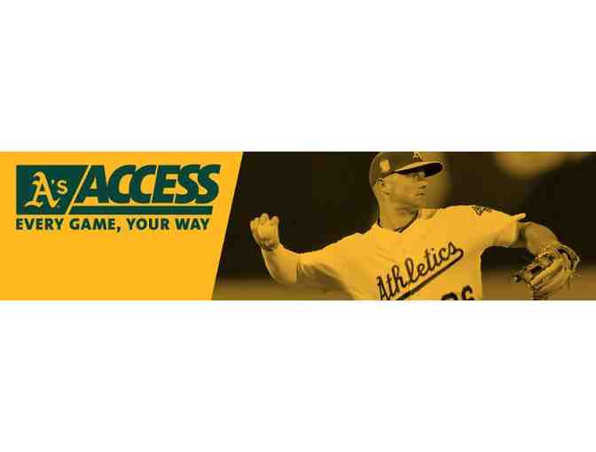 Oakland A's Games - 4 Tickets in Premium Seating