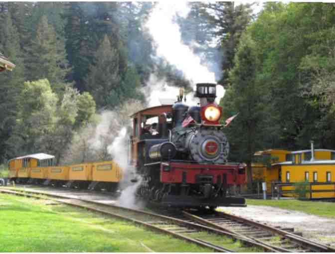 Two (2) Tickets on the Roaring Camp Railway in the Santa Cruz Mountains of CA