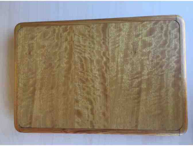 Backgammon Set - Handcrafted - Mahogany, Walnut Burl, Maple, Oak, Curly Maple, Satinwood