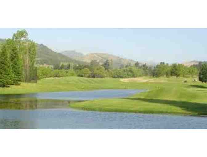 Golf Foursome with cart at Moraga Country Club