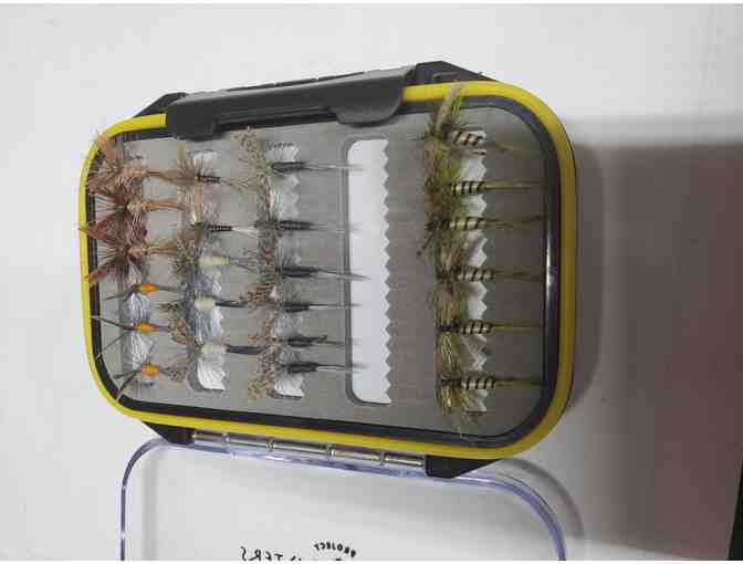 54 Fly Fishing Flies in PHWFF Large Fly Box - assembled by Martinez Program Vet