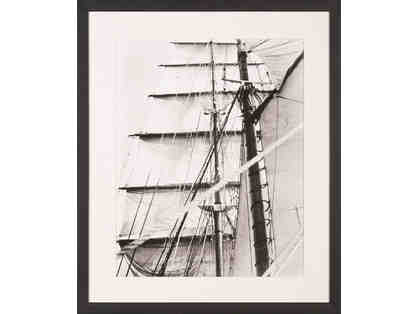 Main mast, all sails set, wind aft, on the bark CARRIE WINSLOW, ca. 1895
