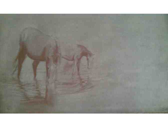Pencil-on-Paper Horse Portraits