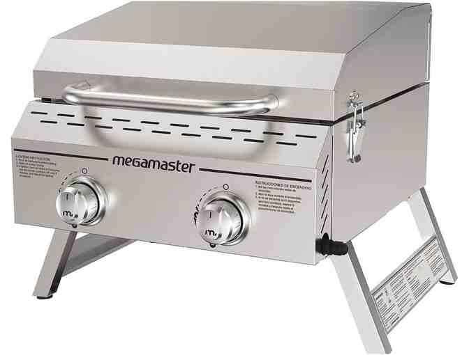 Tabletop Grill with BBQ Utensils Set