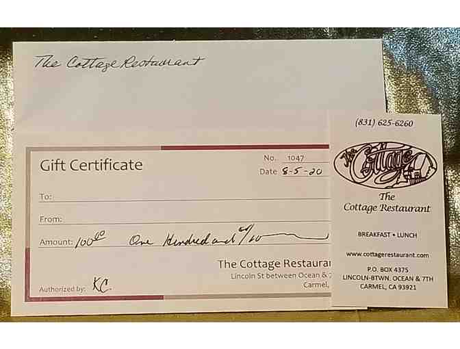 Gift Certificate:  The Cottage Restaurant - Photo 1