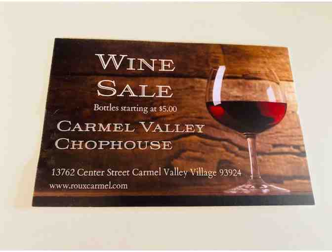 111.  Mixed Lot of Wine from Carmel Valley Chophouse - Photo 2
