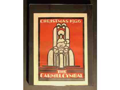 19 The Carmel Cymbal Christmas Edition 1926. Framed