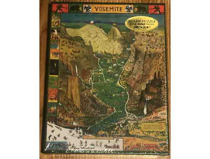 5 - Original Jo Mora Yosemite Map Puzzle - Photo 1