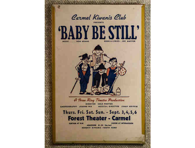 141. Baby Be Still by Don Adams and Ric Masten. Vintage Poster, circa 1960s - Photo 1