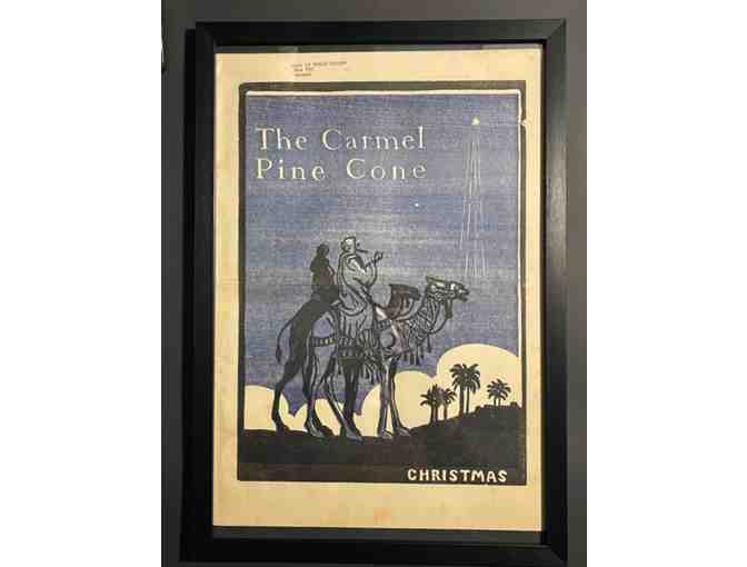 22. Carmel Pine Cone Christmas Edition 26th Year No. 51 December 20, 1940. Framed. - Photo 1