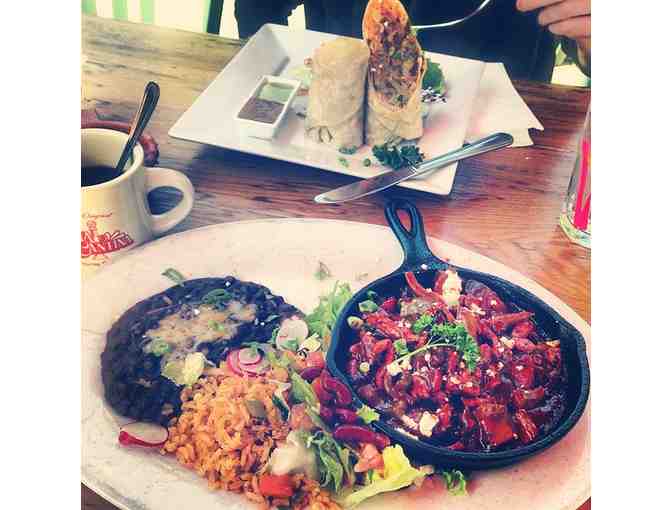 215. Two $50.00 gift certificates to Baja Cantina